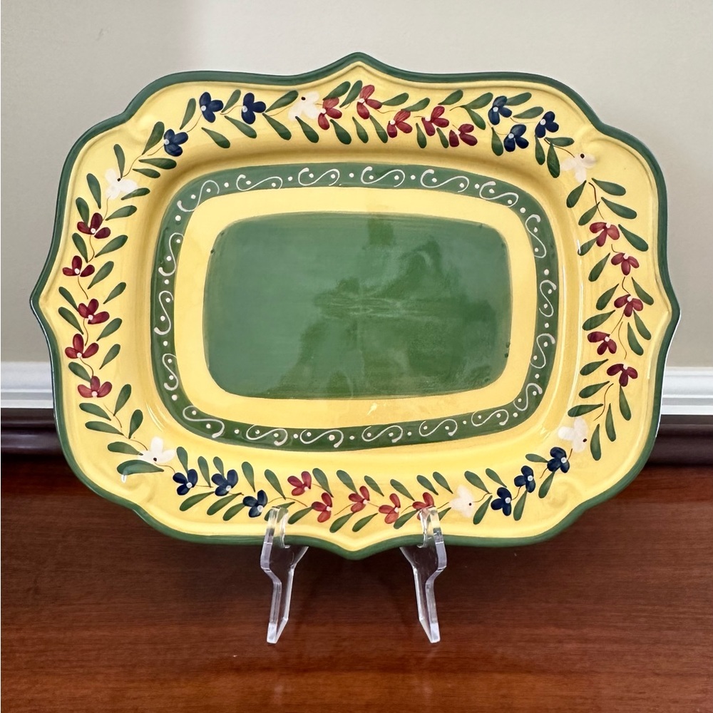 Hand painted platter